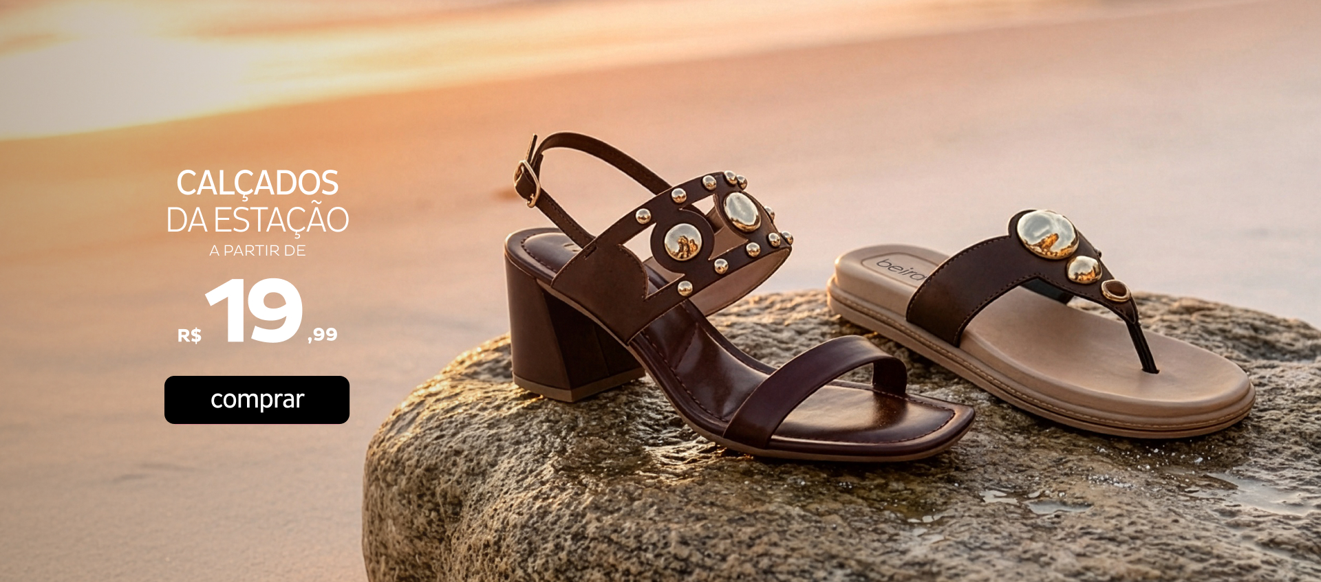 Calçados da estação a partir de R$19,99 Calçados da estação a partir de R$19,99