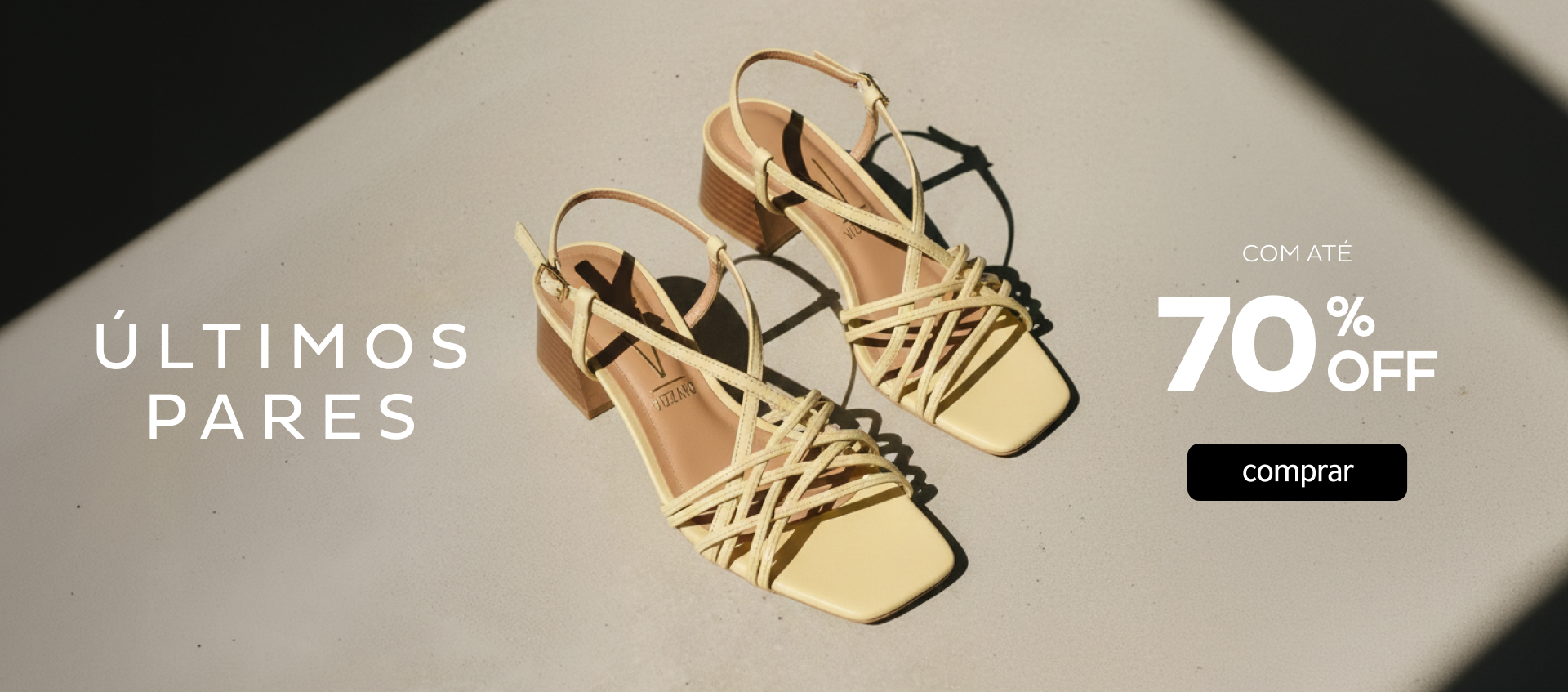 Ultimos Pares com até 70%OFF Ultimos Pares com até 70%OFF