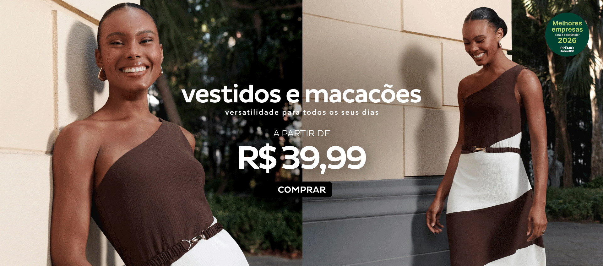 Vestidos e Macacões a partir de R$39,99 Vestidos e Macacões a partir de R$39,99