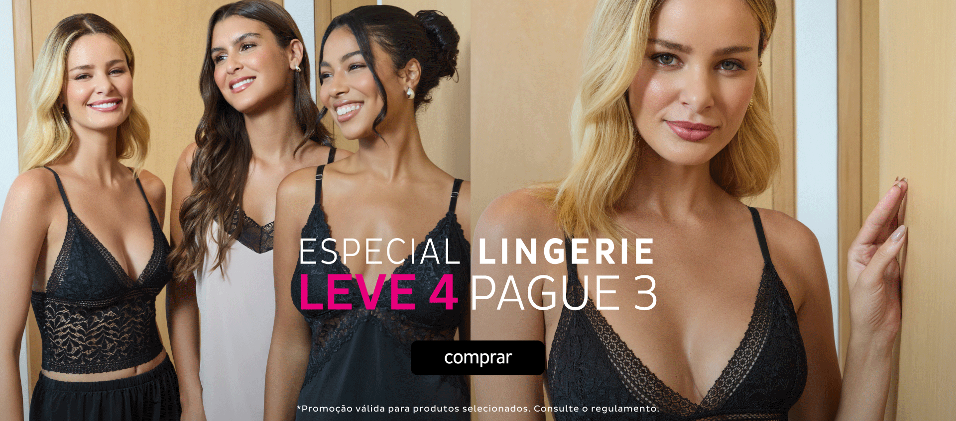 Leve 4 Pague 3 - Lingerie Leve 4 Pague 3 - Lingerie